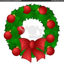 225x225 Christmas Decorations Cartoon Wreath