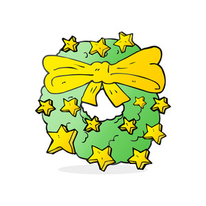 300x300 Cartoon Wreath