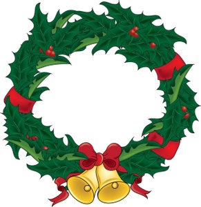 291x300 Free Wreath Clip Art Image