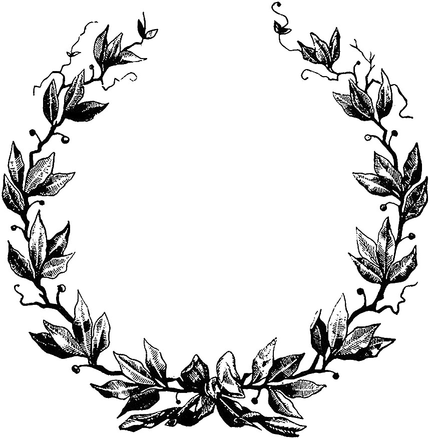 859x877 Wreath Clipart Tree