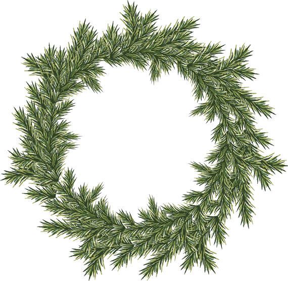 570x556 Best Christmas Wreath Clipart Ideas Clipart