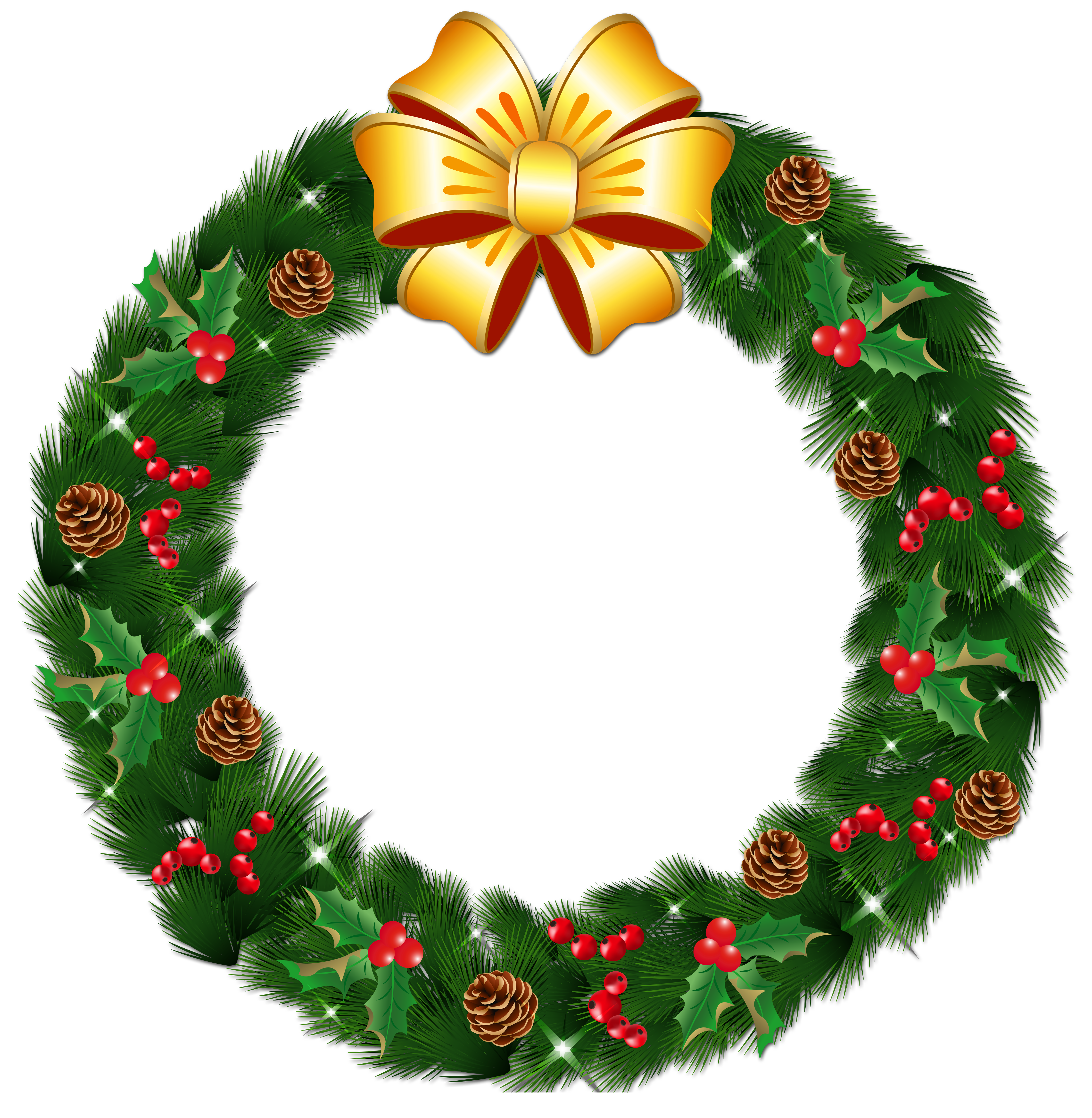 4500x4606 Wreath Clipart Transparent Background