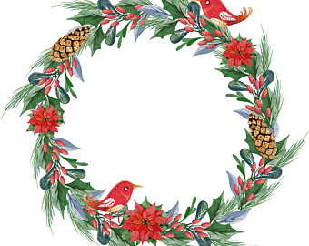340x270 Pine Wreath Etsy