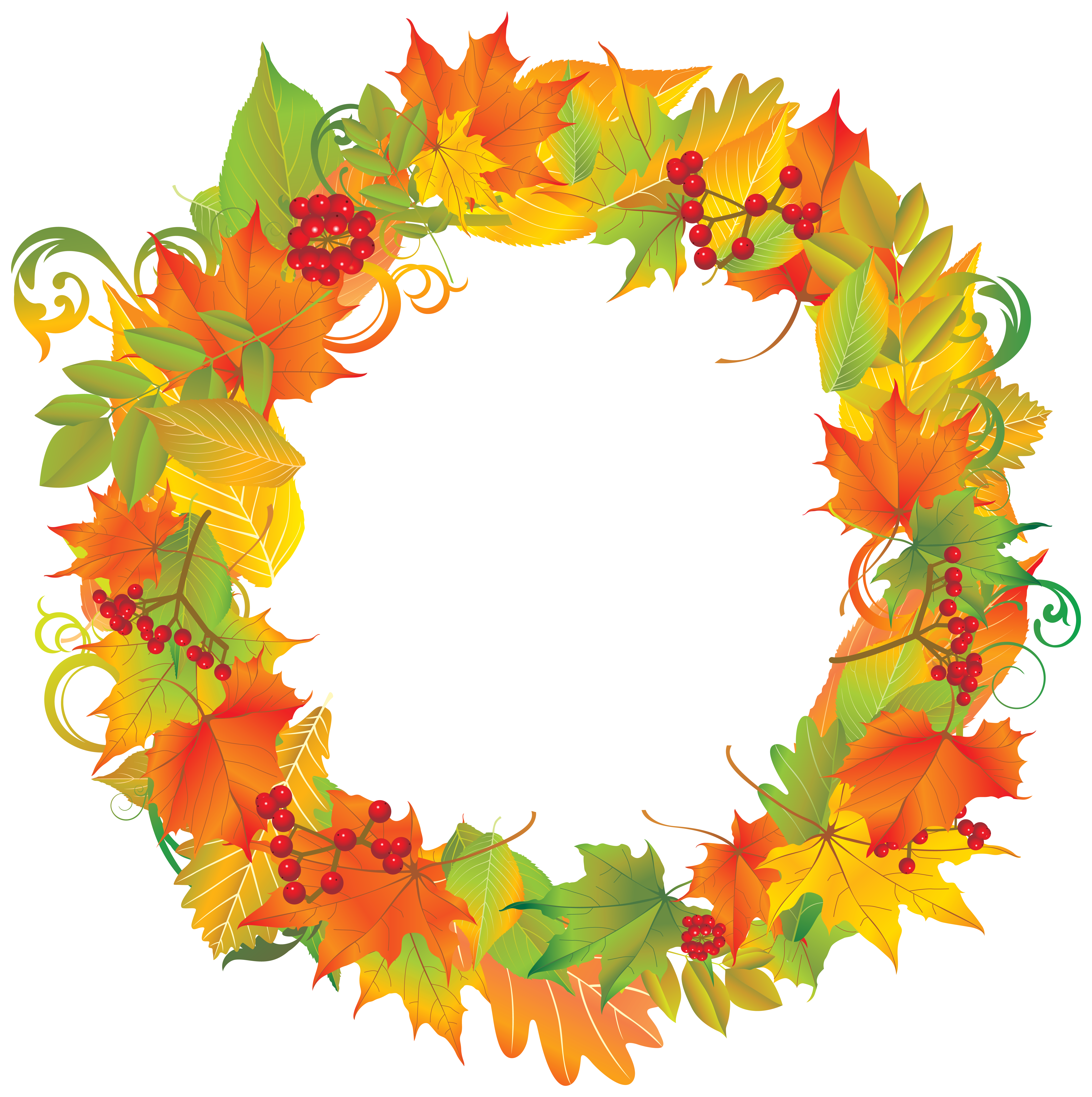 5898x5923 Autumn Wreath Png Clipart Imageu200b Gallery Yopriceville