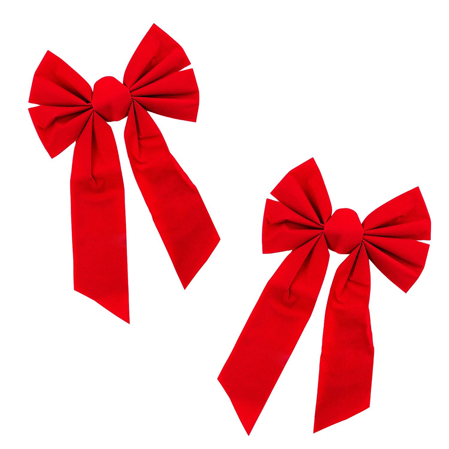 1500x1500 Red Velvet 6 Loop Bow For Wreath Decorations, Gifts