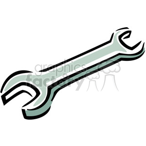 300x300 Royalty Free Cartoon Wrench 385017 Vector Clip Art Image
