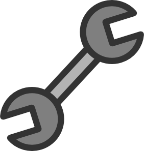 282x297 Wrench Clip Art