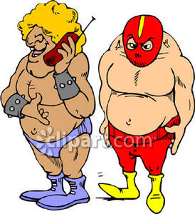 274x300 Wrestlers Clipart Picture