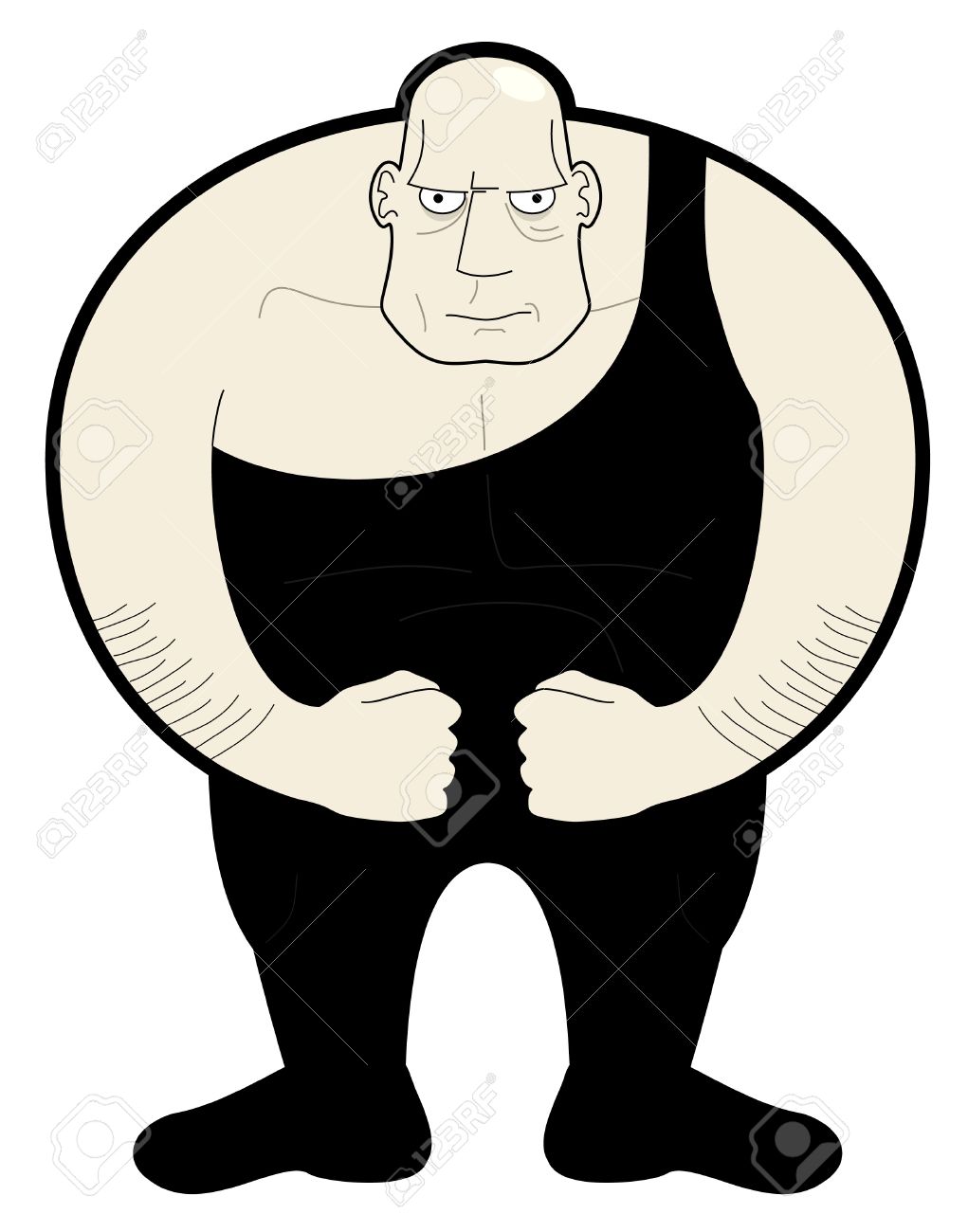 1021x1300 Drawing Fat Man Wrestler Royalty Free Cliparts, Vectors, And Stock