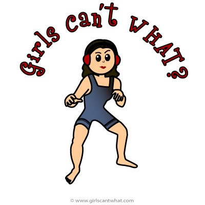 400x400 Girl Wrestler Clipart