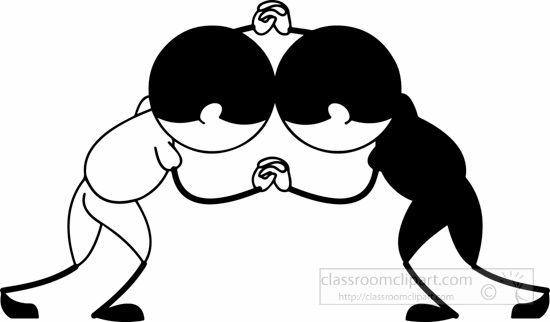 550x322 Wrestler Clipart Two
