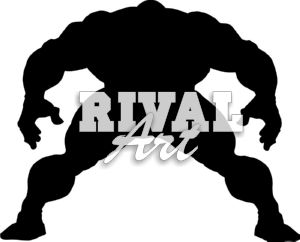 300x242 Wrestling Silhouette Clip Art Cliparts