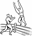 107x120 Wrestling Clip Art Image