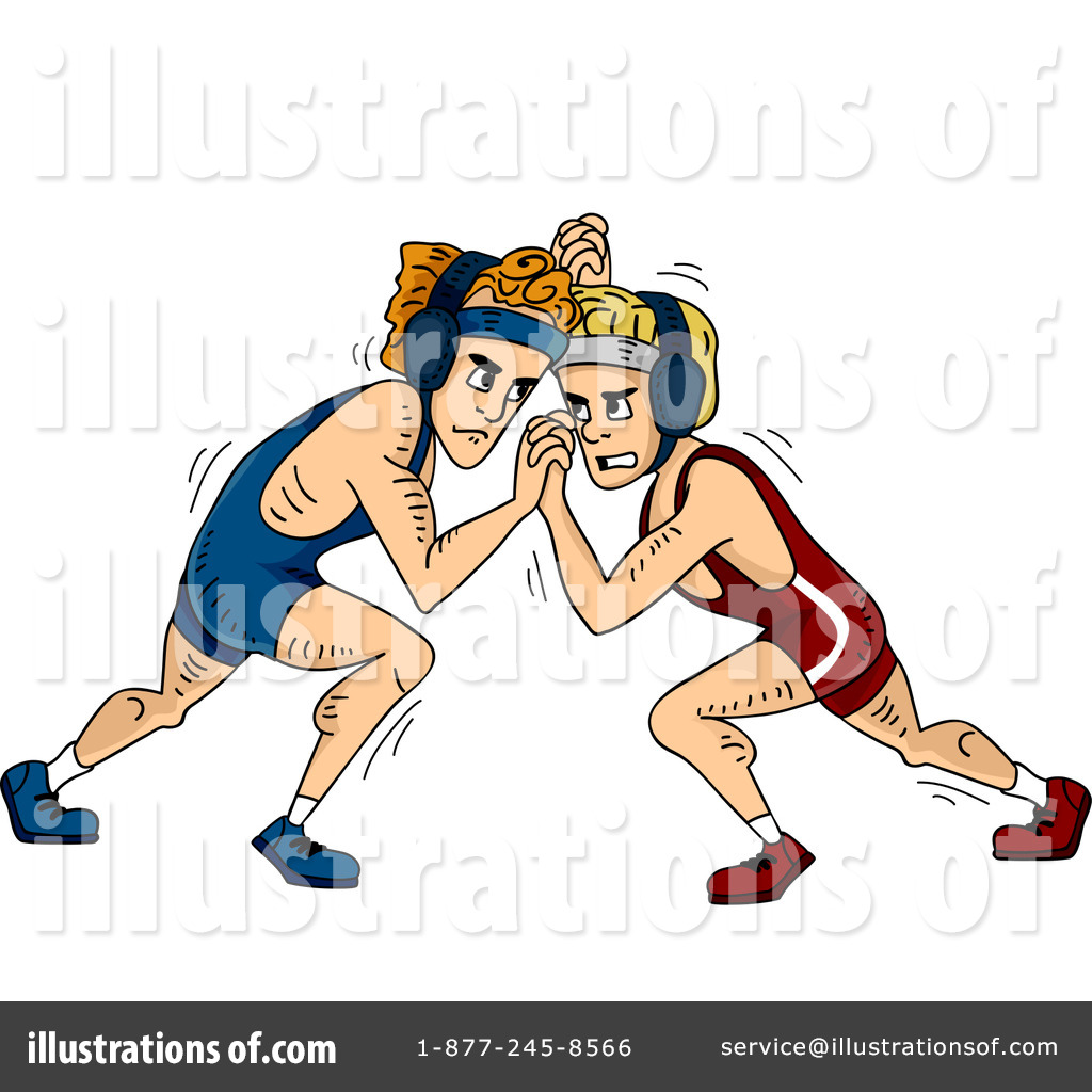1024x1024 Wrestling Clipart