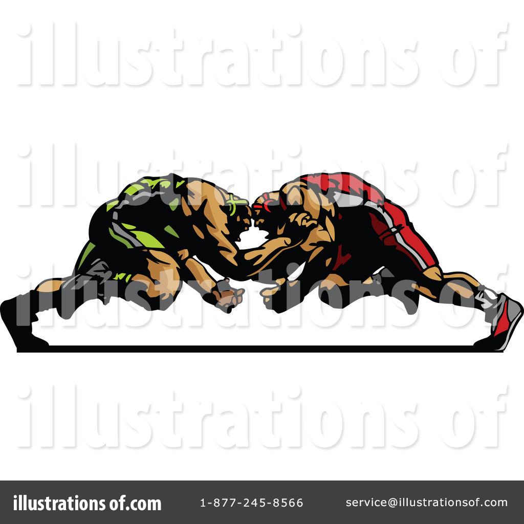 1024x1024 Wrestling Clipart