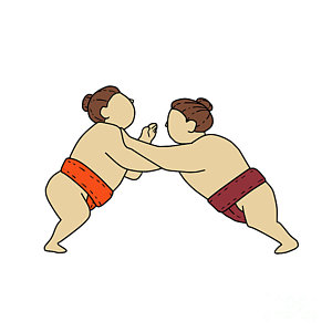 300x300 Sumo Wrestling Prints Fine Art America
