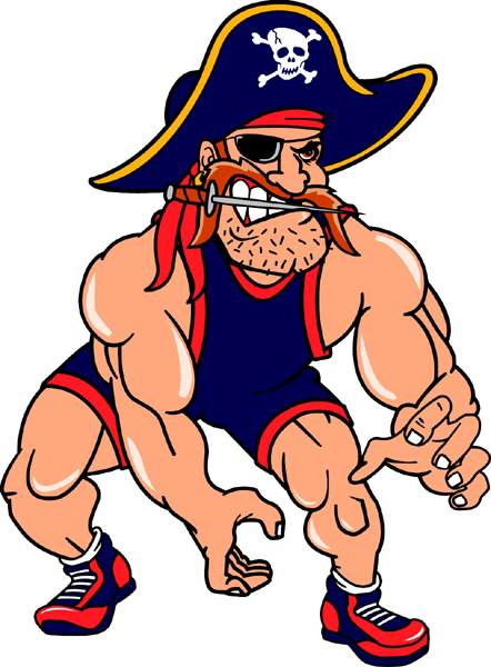 442x600 Pirate Clipart Wrestling