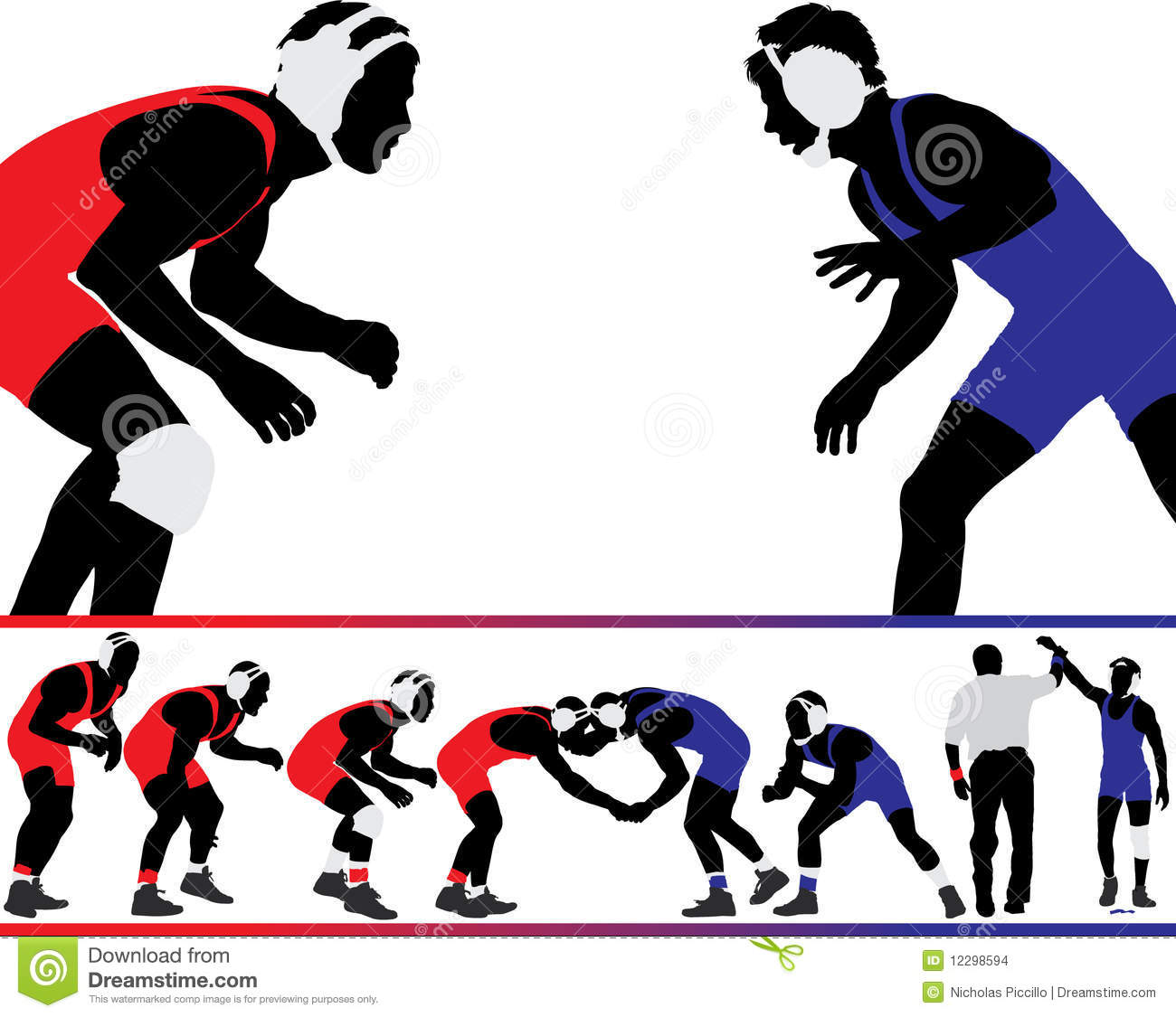 1300x1125 Wrestling Clip Art Vector Cliparts