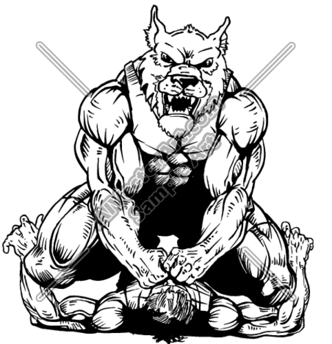 482x500 Wolf Mascot Clipart And Vectorart Sports Mascots