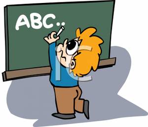 300x257 Writing Abc Clipart