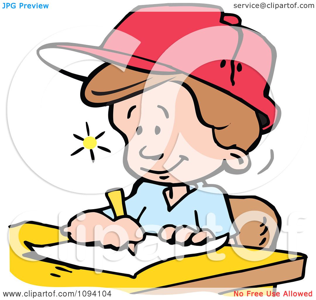 1080x1024 Clipart Creative Boy Writing Down Ideas