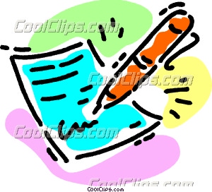 300x272 Writing A Letter Clip Art