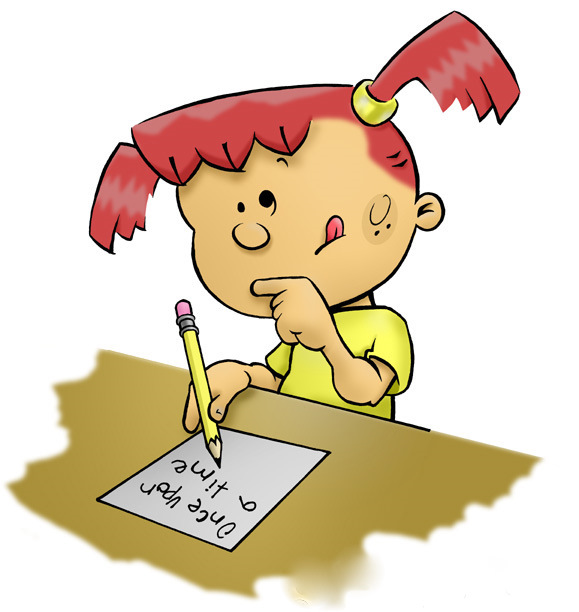 579x612 Work On Writing Clipart