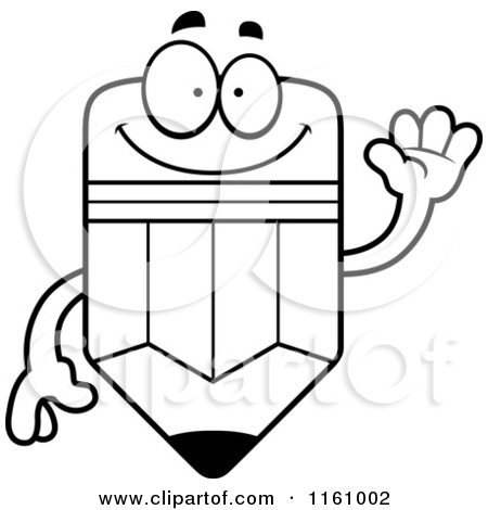 450x470 Happy Pencil Clipart Black And White