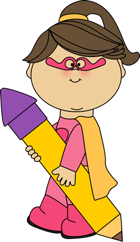 290x500 Superhero Clip Art