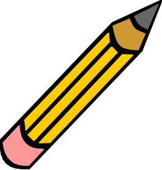 232x244 Clip Art Pencils