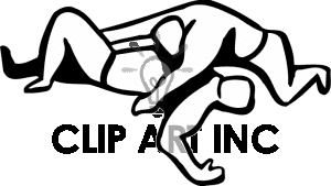 300x169 Wrestling Clip Art Silhouettes Clipart Panda