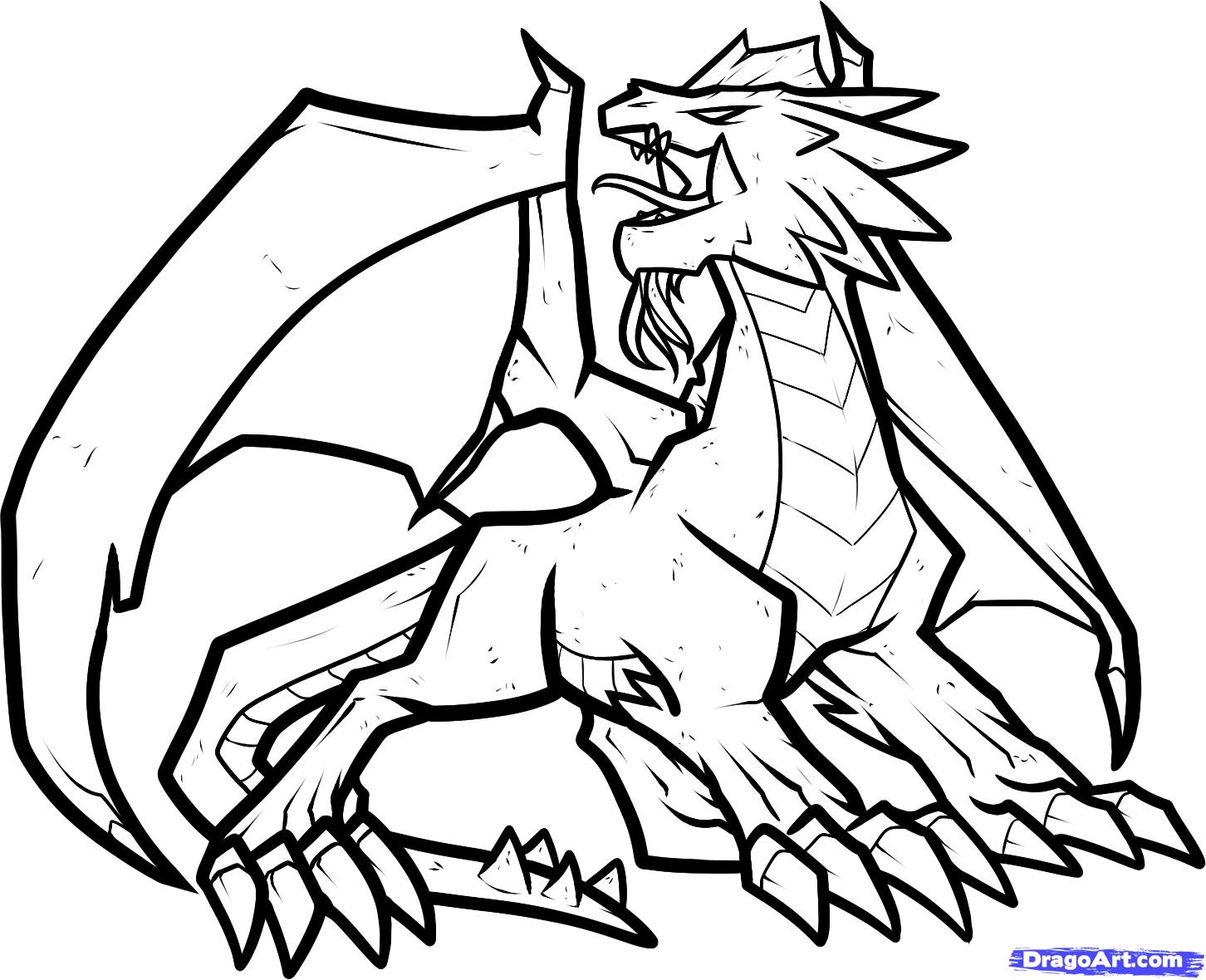 1452x1180 Coloring Pages Dragon Breathing Fire Murderthestout