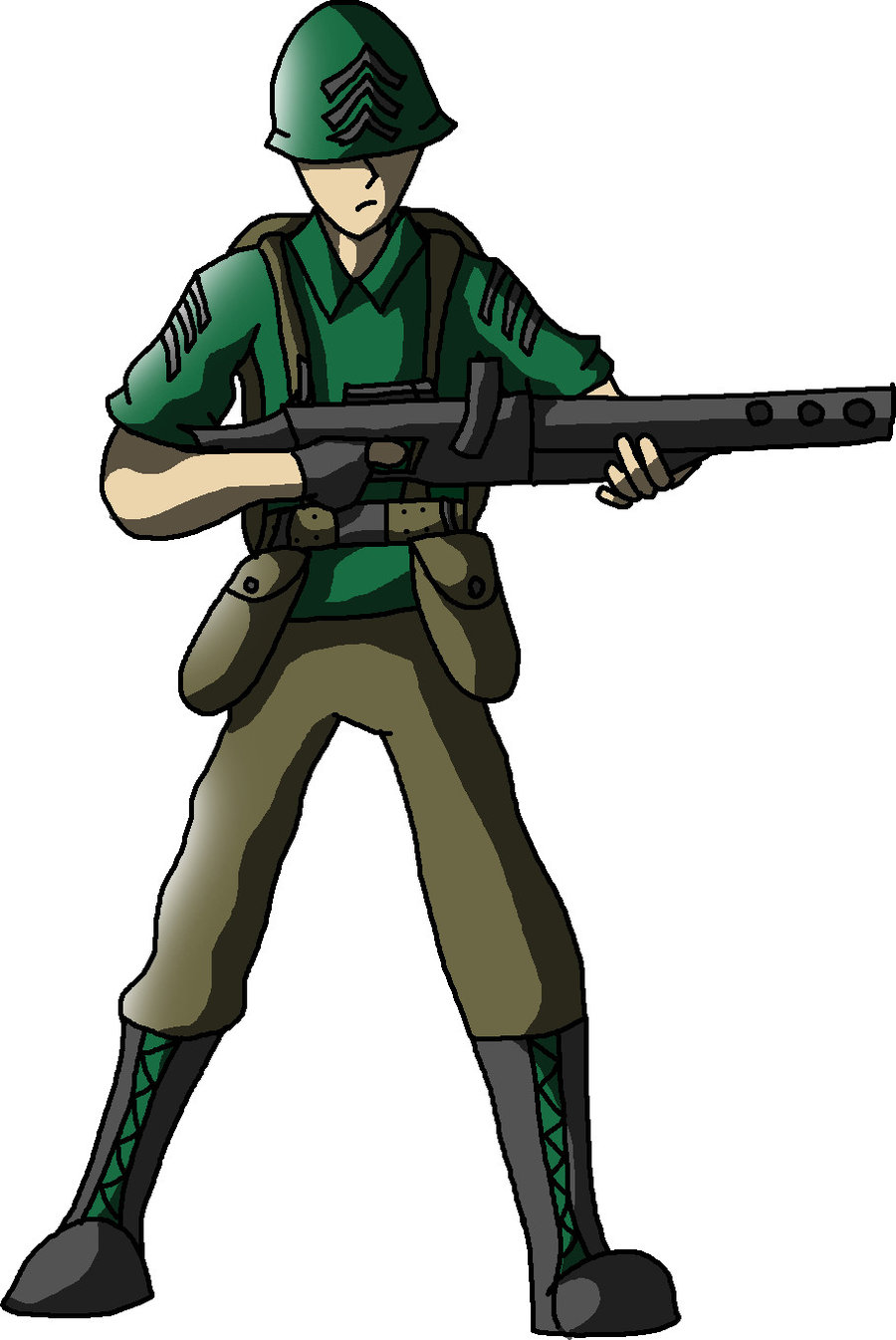 900x1345 Soldiers Clipart Wwii