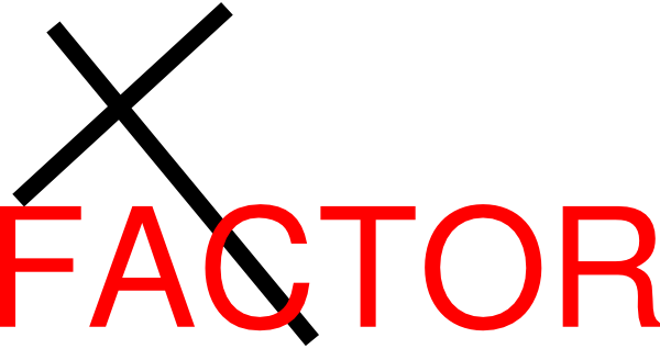 600x318 X Factor Clip Art