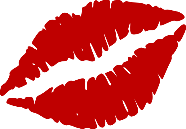 600x416 Red Kiss Mark Clip Art Clipart Panda