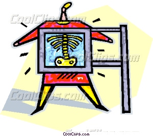300x266 X Ray Machine Vector Clip Art