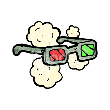 440x440 Cartoon X Ray Specs Stock Vector