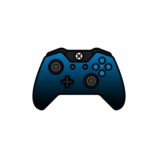 512x512 Xbox One, Blue, Controller, Gamer Icon