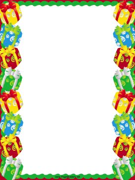 273x364 Christmas Borders Lines Free Clipart