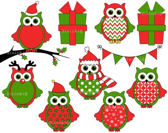 570x453 30 Best Clipart Christmas Images Natal, Baby Owl