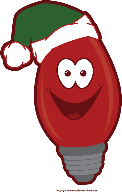 427x671 Free Christmas Lights Clipart