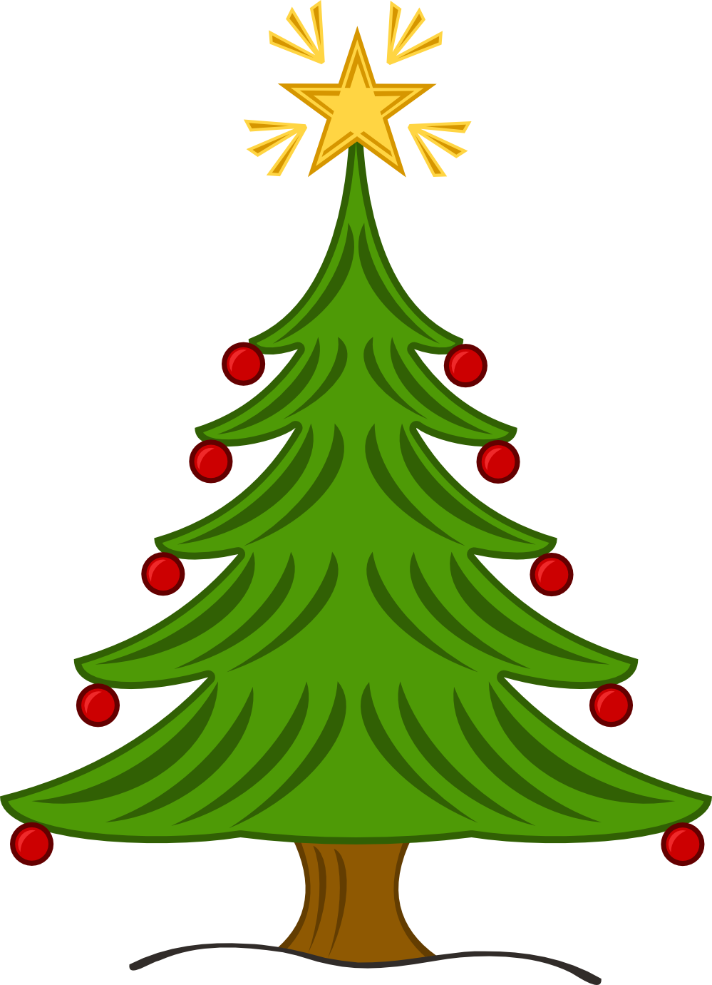 999x1381 Christmas Tree Clipart Xmas Tree