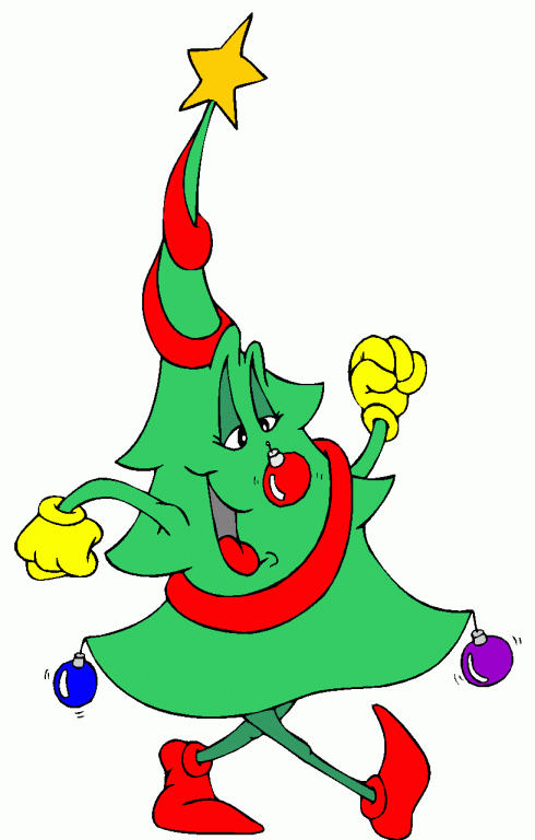 490x768 Christmas Tree Clipart Animated