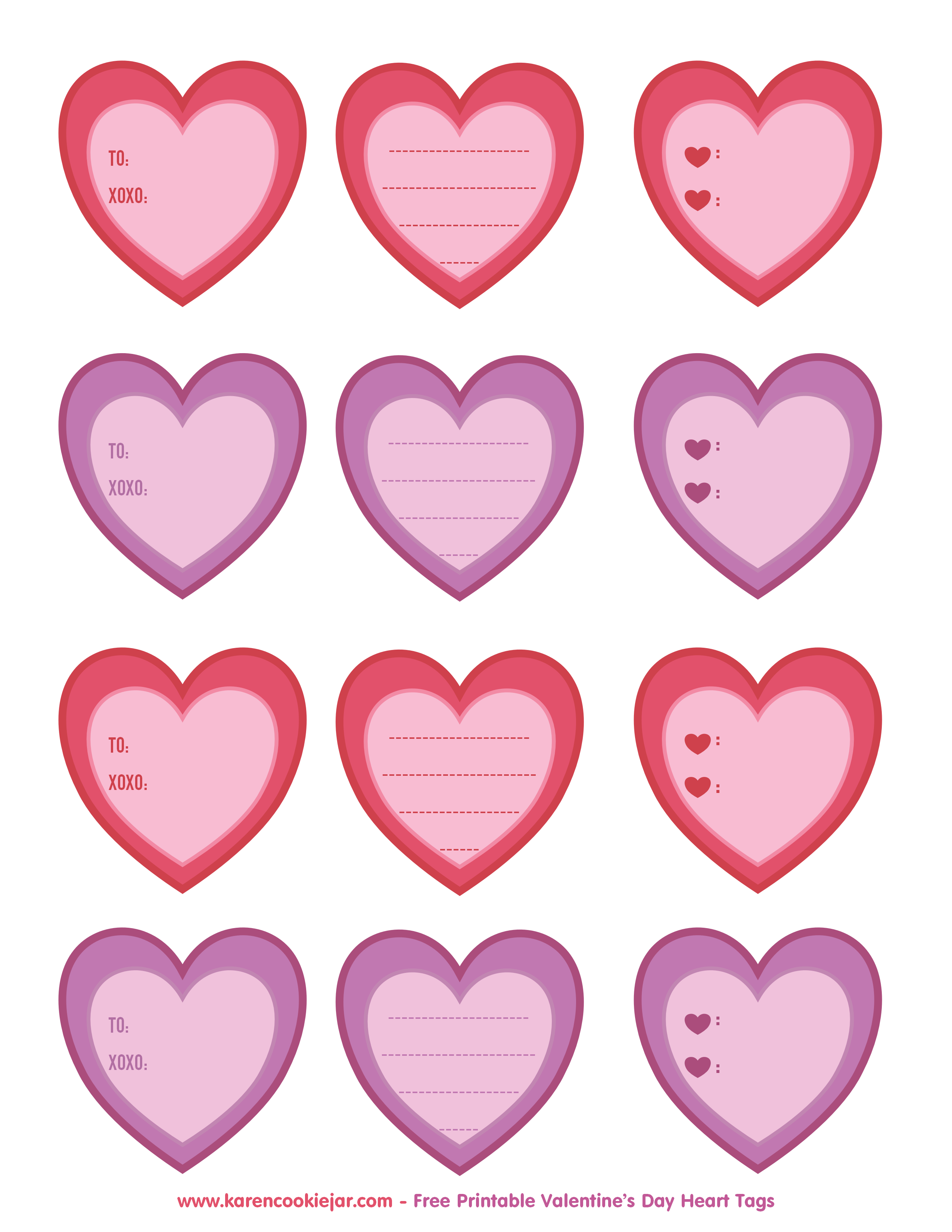 2550x3300 Heart Clipart Printable