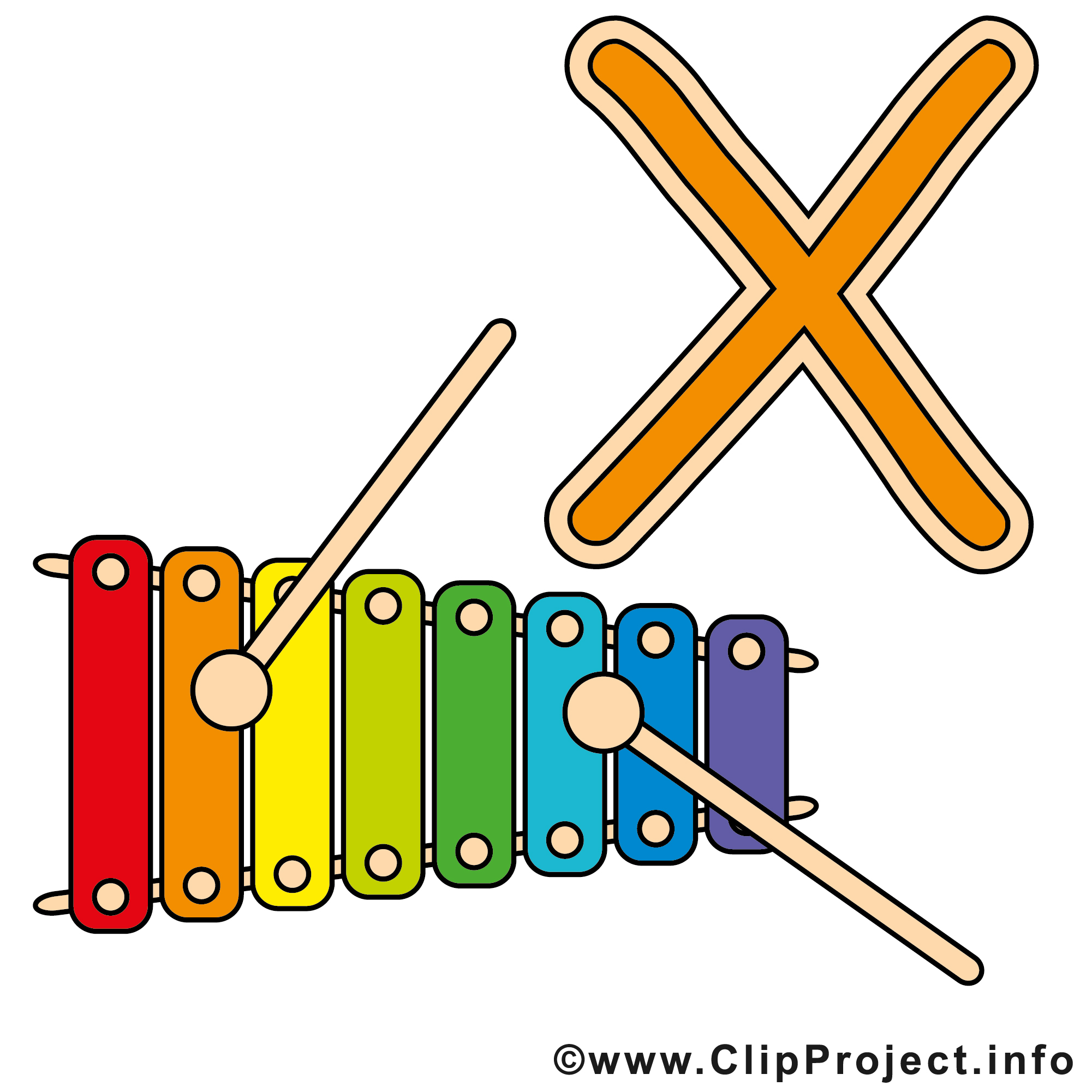 Xylophone Cliparts