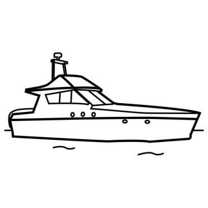 Yacht Clipart Black And White | Free download on ClipArtMag