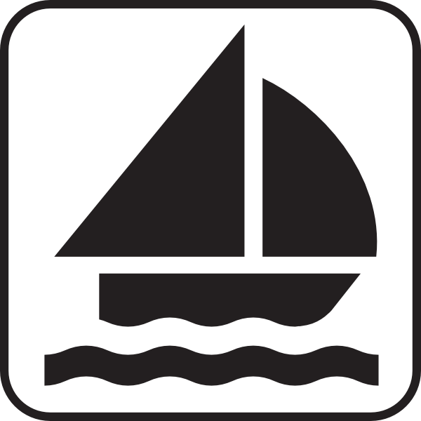 600x600 Boat Sailing 1 Clip Art