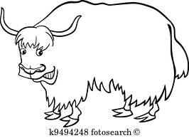 266x194 Yak Clip Art Royalty Free. 538 Yak Clipart Vector Eps
