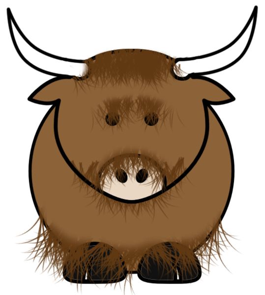 539x600 Yak Clipart Animated