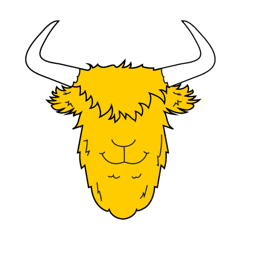 512x512 Yak Clipart Yellow